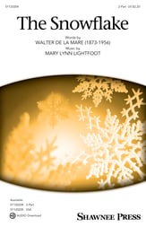 The Snowflake Two-Part choral sheet music cover